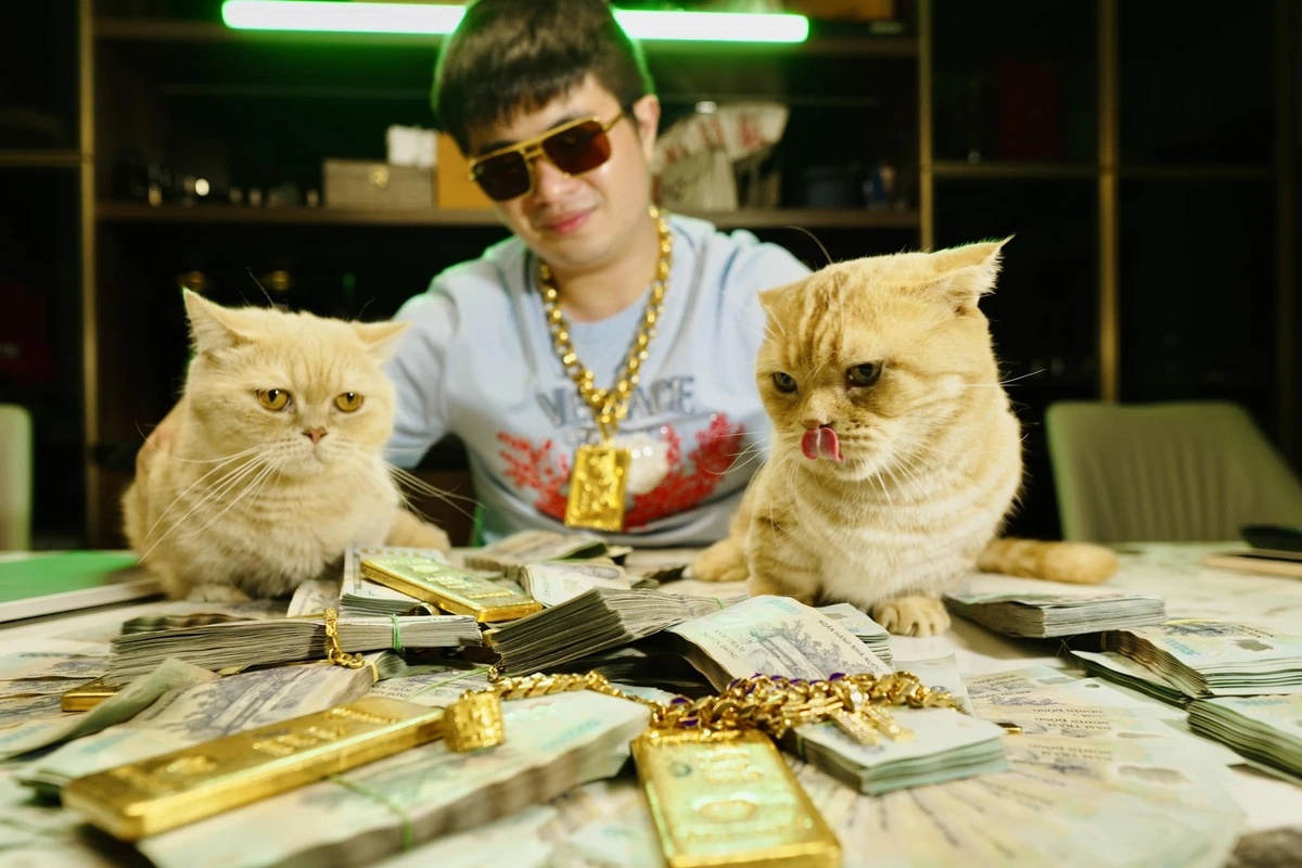 Phó Đức Nam từng khoe khoang sự giàu có khi đầu tư thành công để lôi kéo người khác tham gia chứng khoán quốc tế, ngoại hối trước khi bị bắt giữ - Ảnh: FBNV