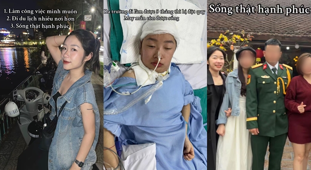 Lê Linh bị đột quỵ trong lúc đi làm, may mắn nhờ được các y bác sĩ cứu chữa kịp thời, sự chăm sóc của người thân và tinh thần tích cực, cô bạn đang hằng ngày trên hành trình phục hồi, sống lại những ngày tháng tươi đẹp nhất. Nguồn: @7thang4.03.