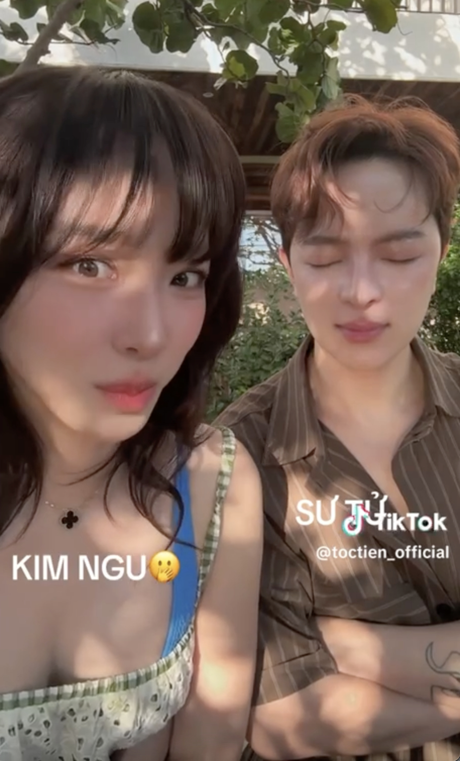 Thái độ của Tóc Tiên khi nghe đến câu 