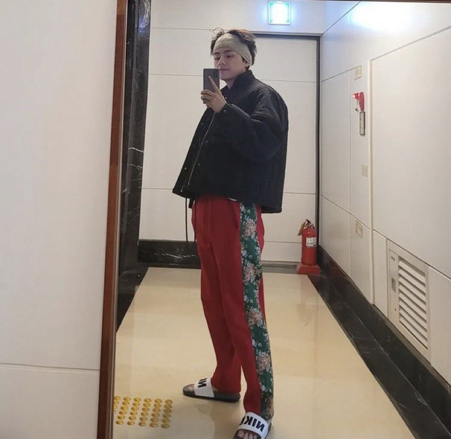 Góc check-in ở hành lang