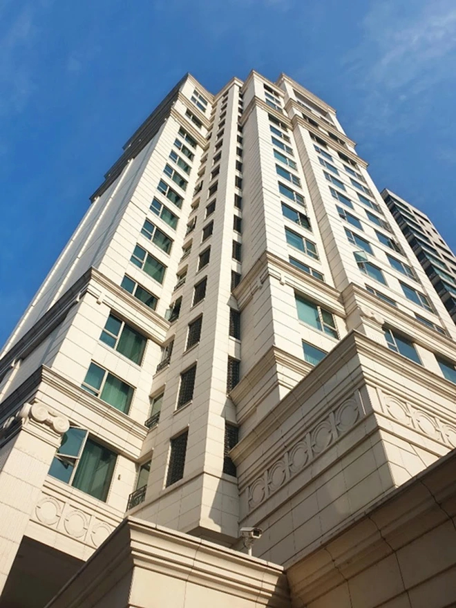 Căn hộ 92 tỷ của V nằm tại khu phức hợp cao cấp Apelbaum, thuộc quận Gangnam, Seoul