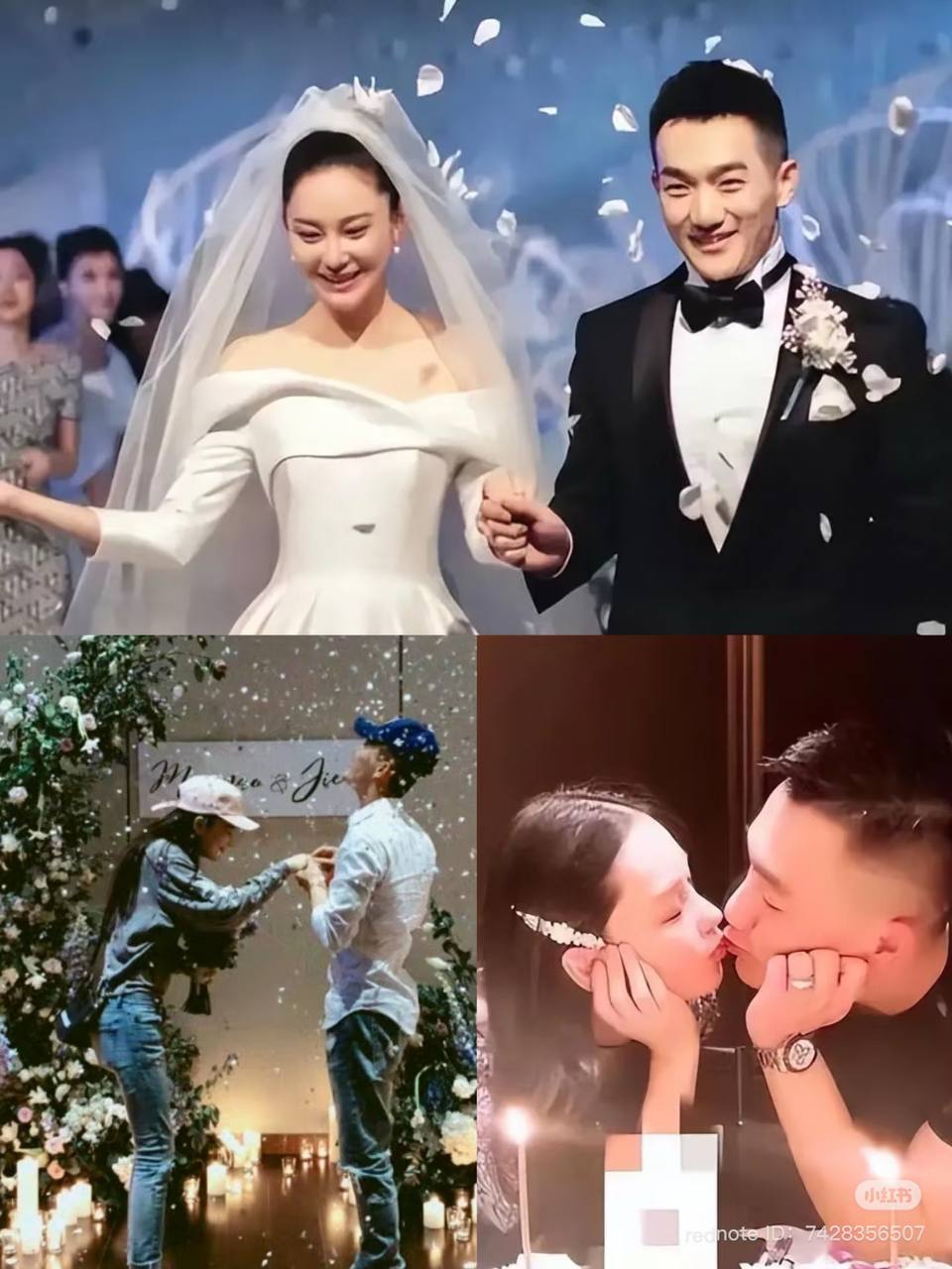 Chuyện tình yêu minh tinh - quân nhân như phim ngôn tình ngoài đời thực của Trương Hinh Dư - Hà Tiệp được công chúng ngưỡng mộ. Ảnh: Xiaohongshu