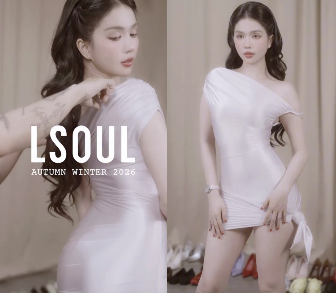 Ngọc Trinh sẽ trình diễn trên runway của LSOUL tại Shanghai Fashion Week năm nay (Ảnh chụp màn hình).