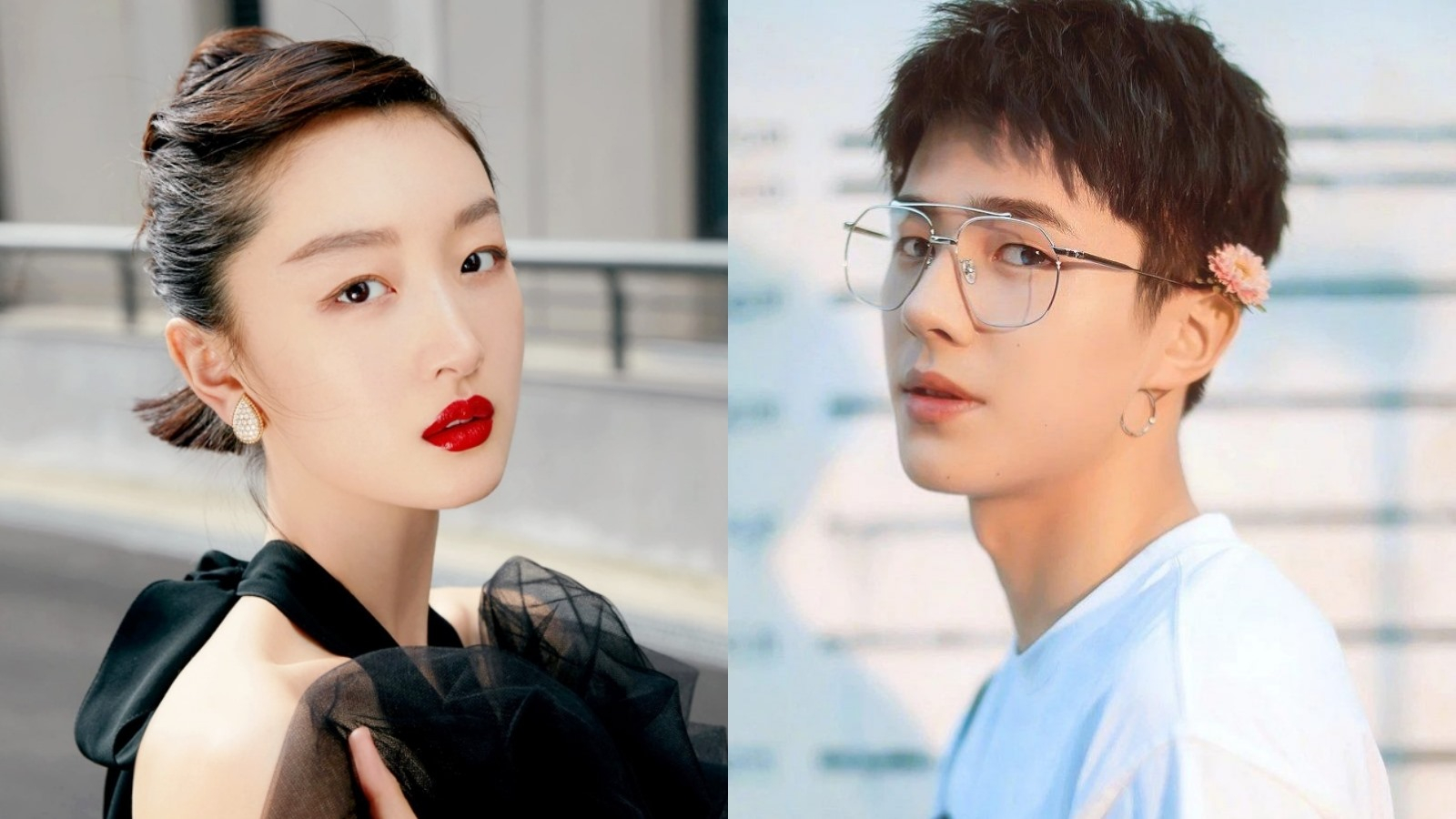 Lưu Hạo Nhiên và Châu Đông Vũ bị nghi là cặp đôi đã có con chung 3 tuổi nhưng giấu nhẹm mà Lưu Đại Chùy nhắc đến. Ảnh: Sina. 