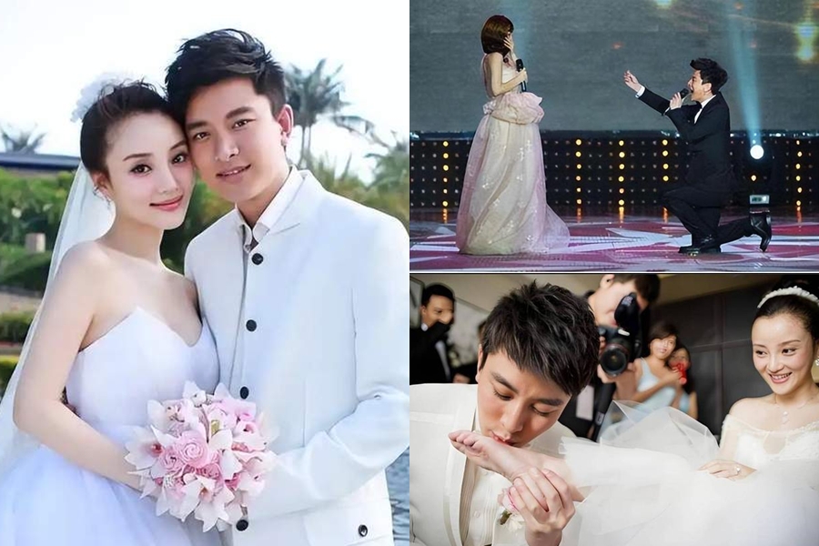 Tuy nhiên, nàng Ảnh hậu vẫn quyết định lên xe hoa, dù biết giữa 2 người có sự khác biệt lớn về gia thế, quan điểm sống (Ảnh: Sohu).