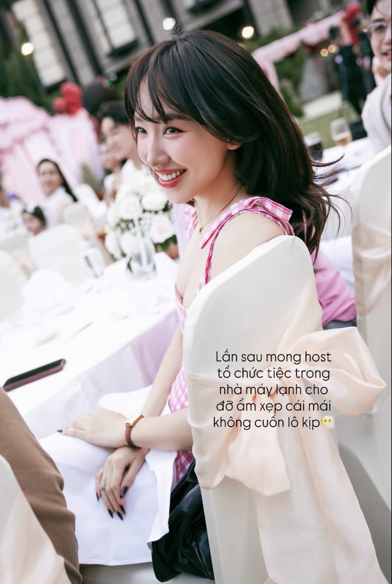 Với tinh thần tích cực, hay đùa giỡn, Tóc Tiên nhiều lần không ngại ngùng nhắc đến câu chuyện tuổi tác của bản thân (Ảnh IGNV).