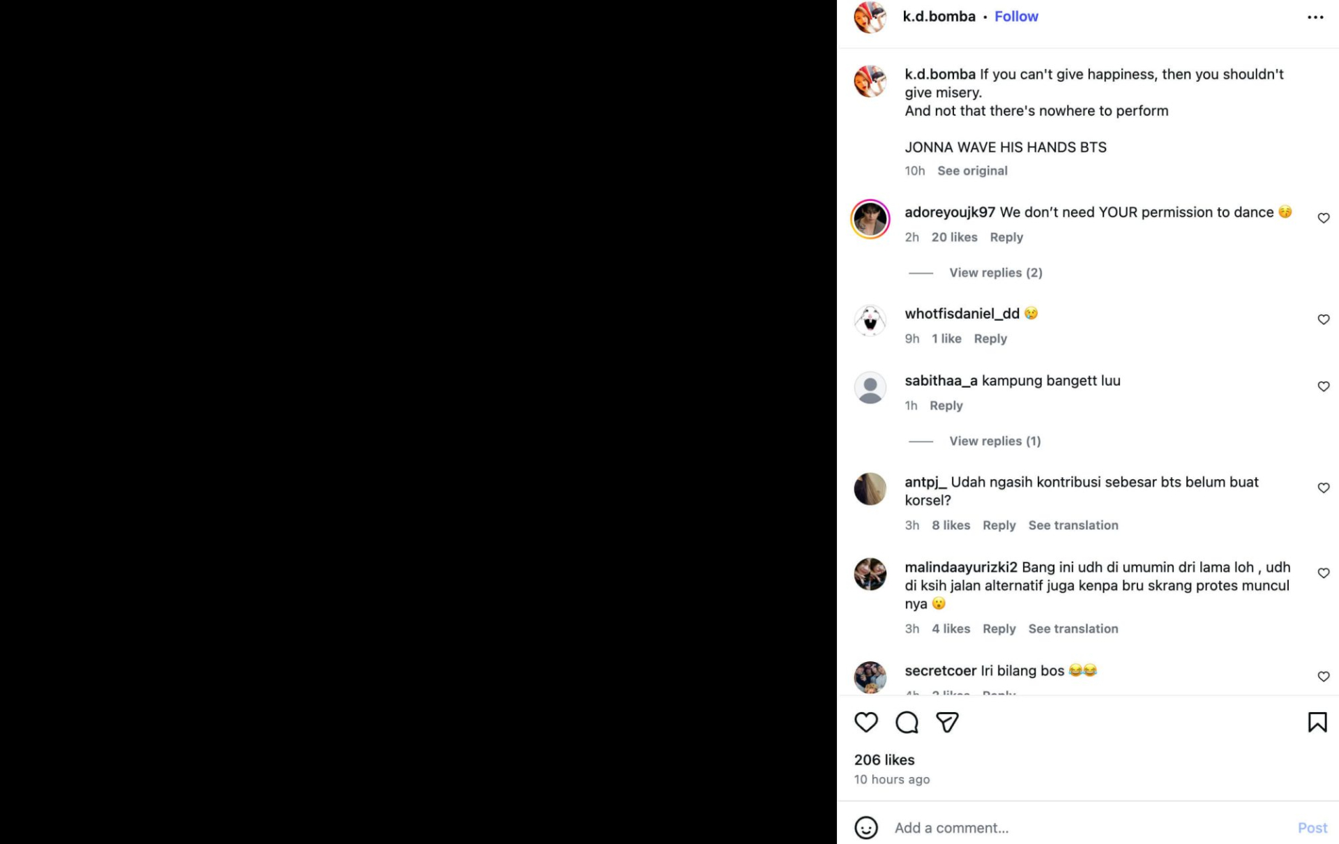 ... đang bị fan BTS 