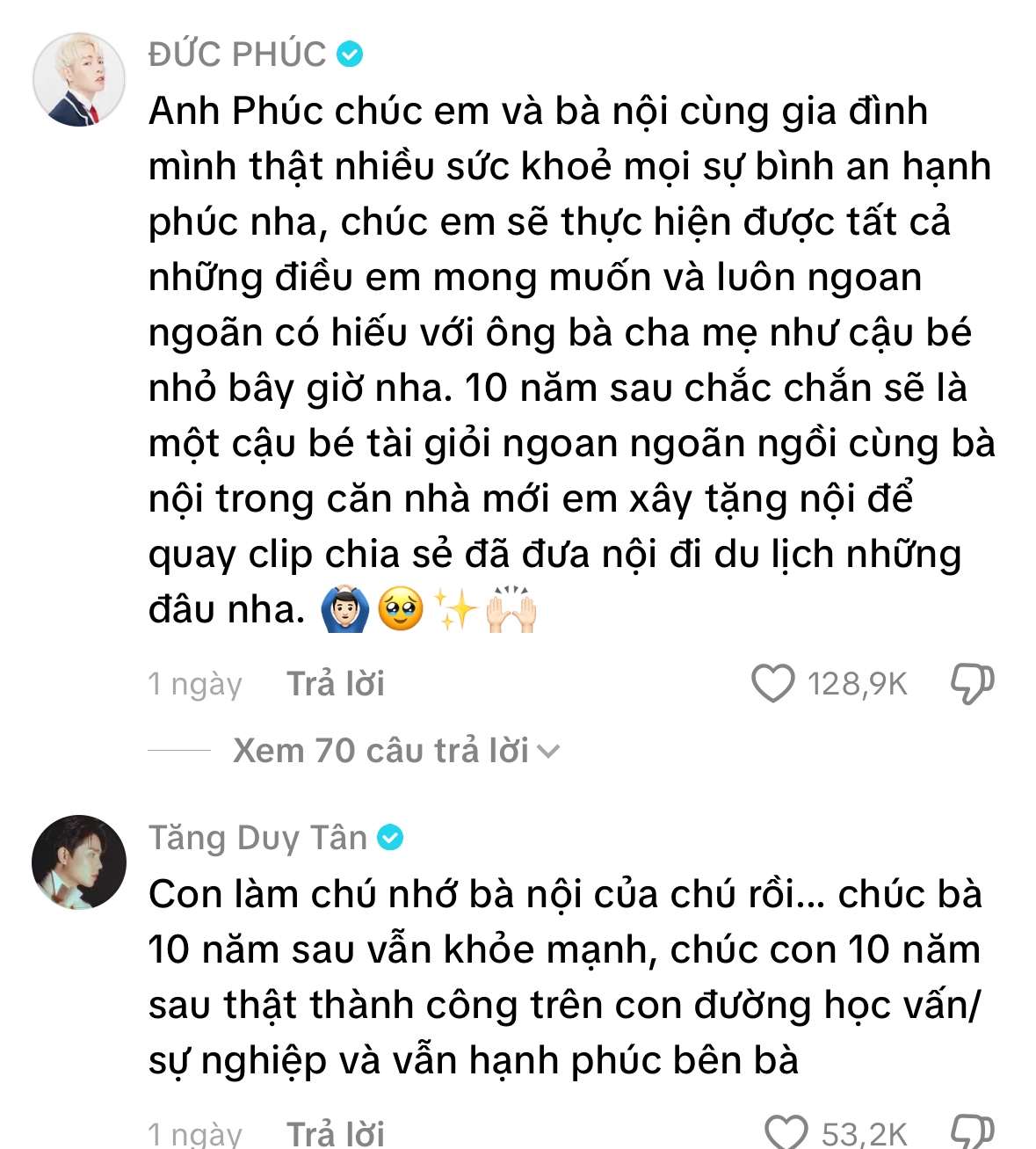 Gia cảnh nam sinh An Giang quay clip với bà nội viral, Đức Phúc, Tăng Duy Tân đồng cảm: SN 2008 chỉ cao 1m35 vì thiếu hụt hooc môn 