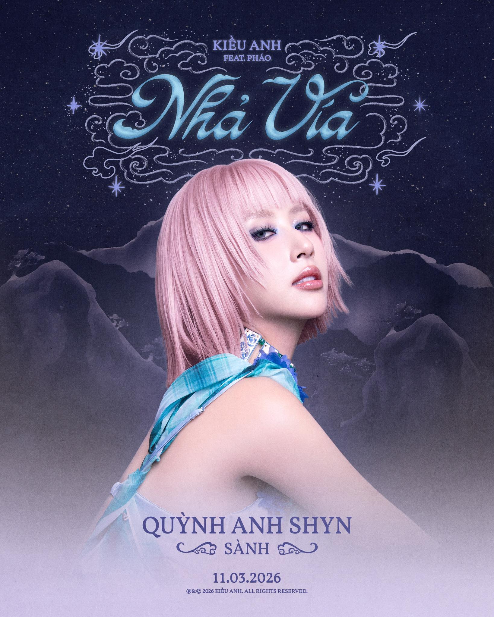 2026 mới trôi qua gần 3 tháng mà Quỳnh Anh Shyn đã năng nổ hoạt động từ đóng phim tới ca hát (Ảnh: FBNV)