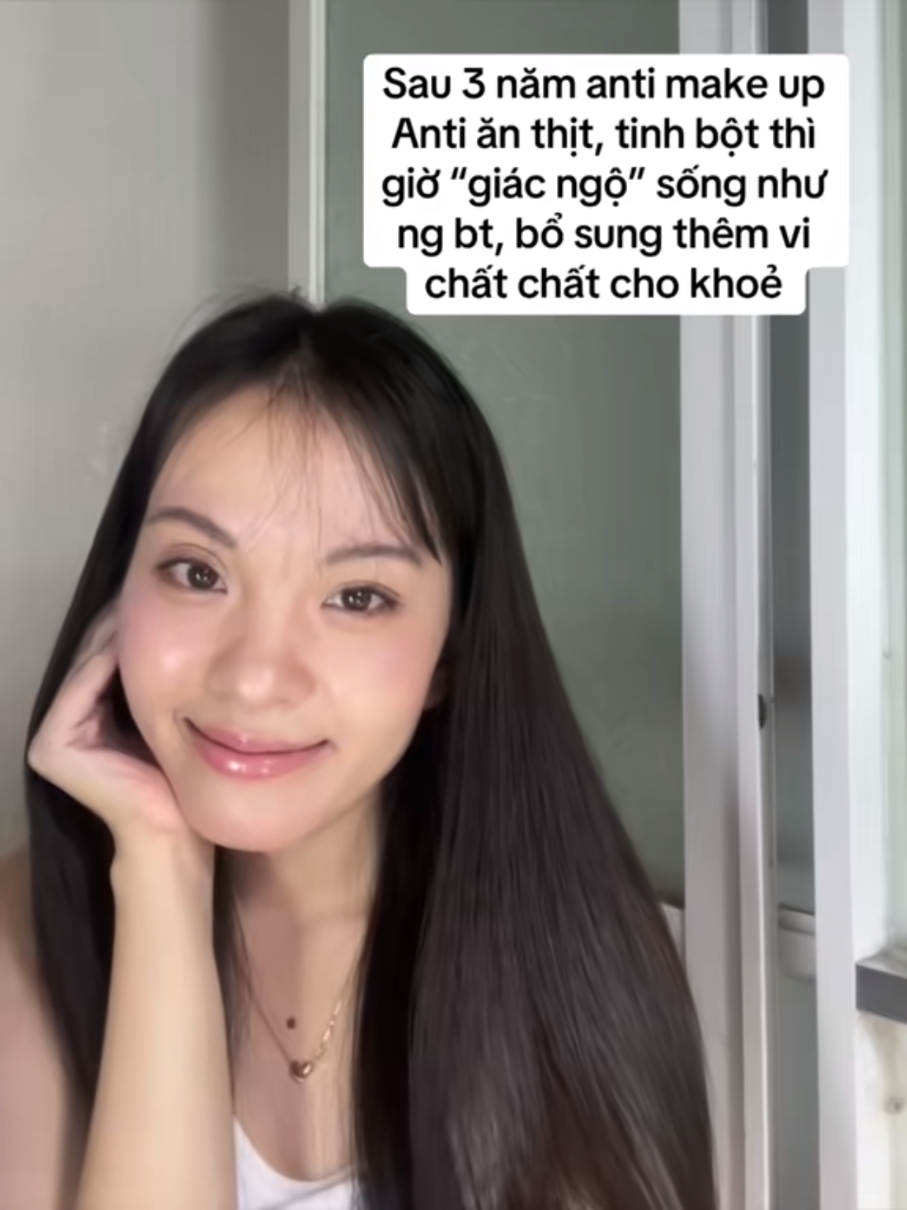 Và hiện tại sau 3 năm trở lại chế độ ăn uống bình thường