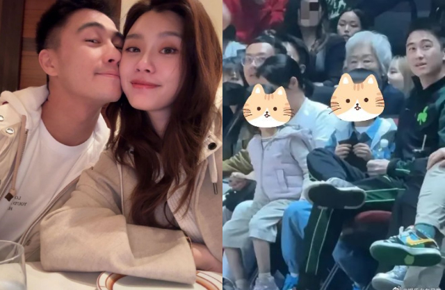 Siêu mẫu Hề Mộng Dao và thiếu gia Hà Du Quân vừa để 2 con lộ mặt trước công chúng. Diện mạo của 