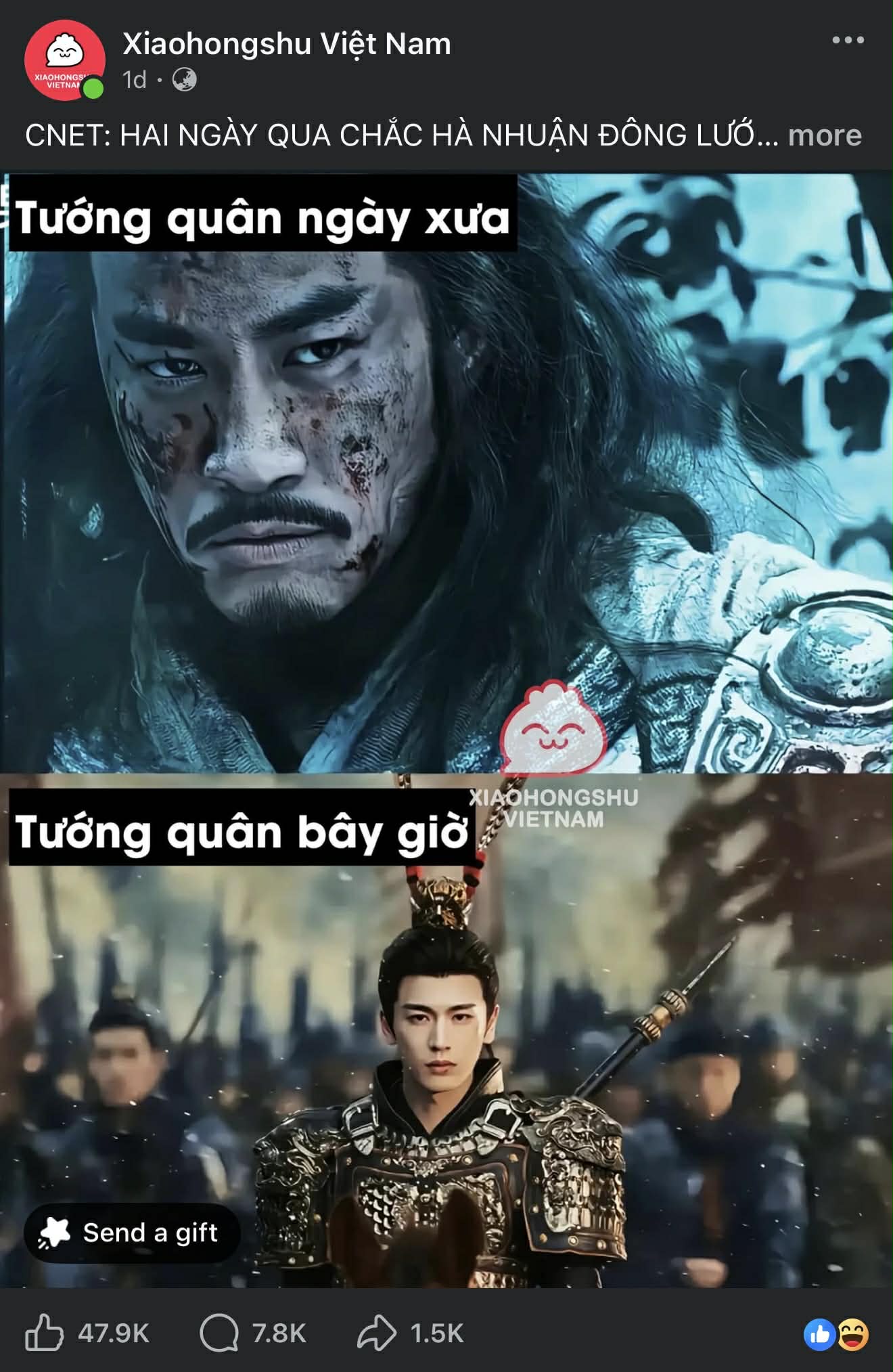 Trương Lăng Hách bị nhận xét thể hiện không tốt hình ảnh vị tướng quân dũng mãnh