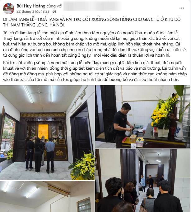 Không xây mộ, không giữ tro: Lựa chọn của một gia đình tại Hà Nội khi an táng cho người thân được chú ý