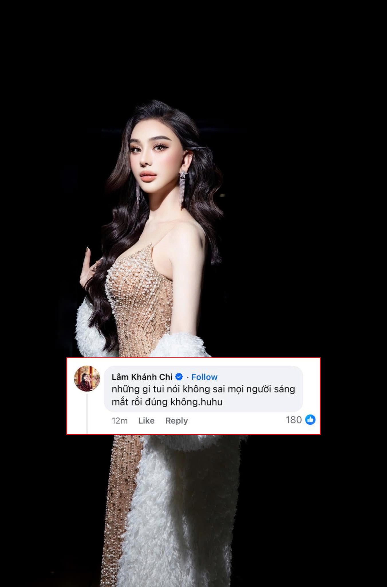 Lâm Khánh Chi là sao Việt có phản ứng khá gay gắt trước vụ việc doanh nhân Nguyễn Ngọc Tiền bị bắt