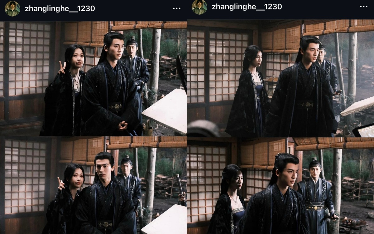 Ngu Thư Hân là cô gái duy nhất từng xuất hiện trên Instagram của nam diễn viên. Ảnh: Weibo