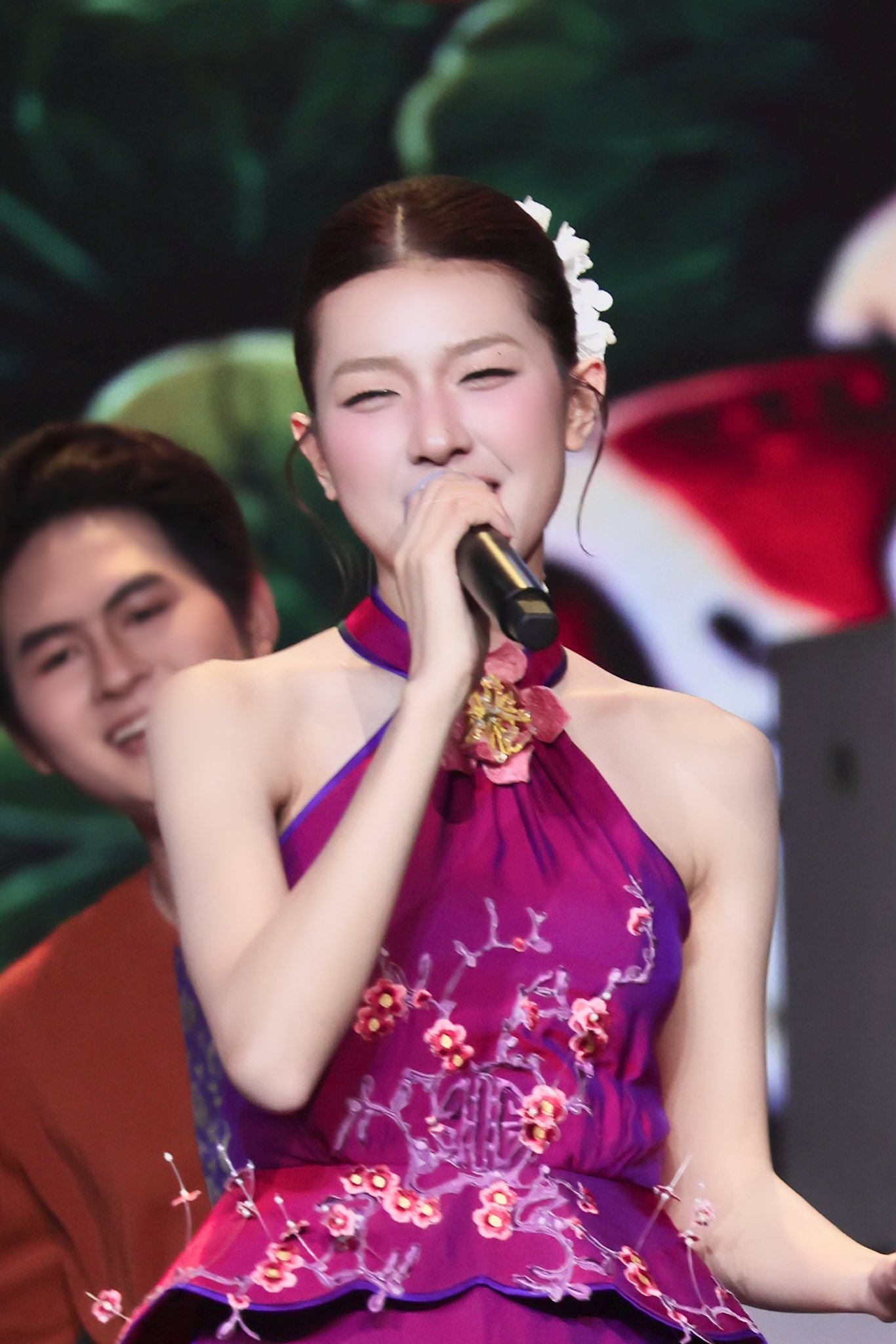 Lamoon xuất hiện tươi tắn, rạng rỡ tại sự kiện vào tối 24/3 