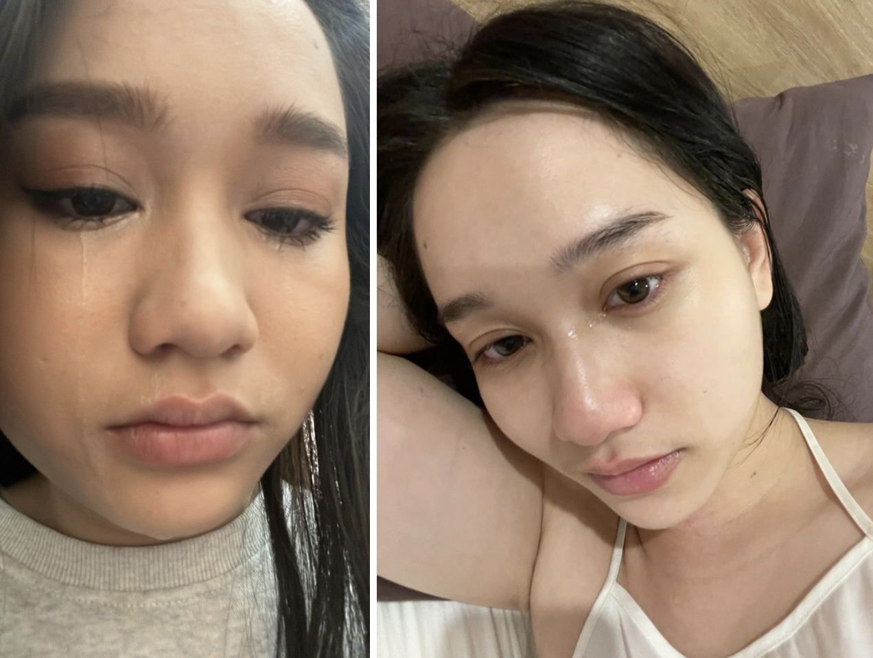 Đầu năm 2025, cô gây sốc với ngoại hình khác biệt hẳn so với quá khứ, thừa nhận đối mặt với nhiều bất ổn về tâm lý, vấn đề về cơ thể. Ảnh: FBNV