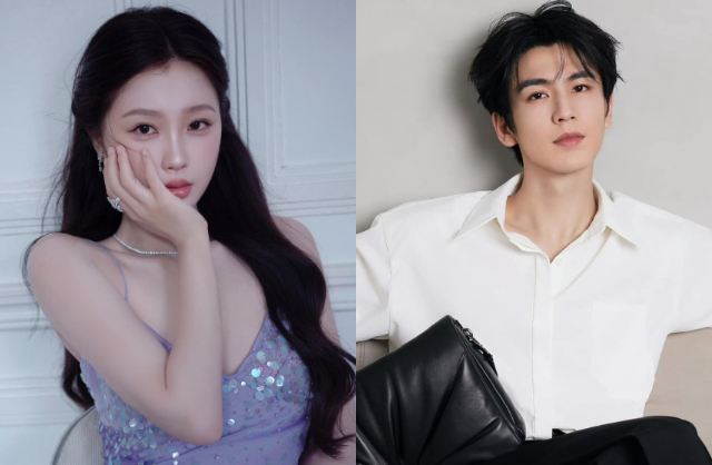 Sau khi chia tay Bạch Lộc, Trương Lăng Hách được cho là quay sang hẹn hò với Ngu Thư Hân. Ảnh: Weibo