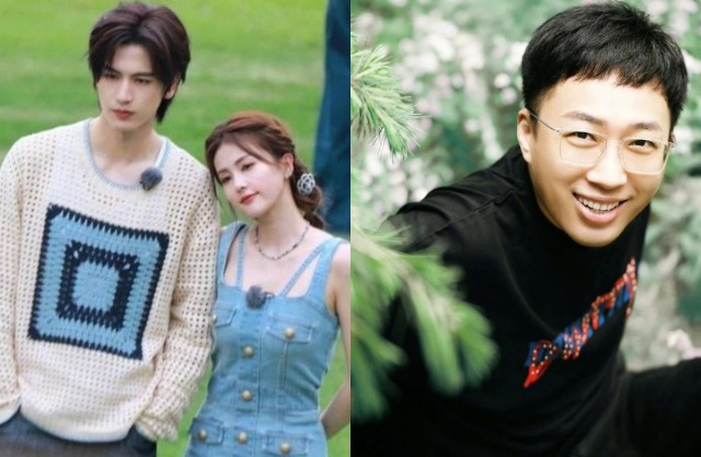 Về đời tư, Trương Lăng Hách được cho là hẹn hò với Bạch Lộc, nhưng bị ông bầu Vu Chính bắt chia tay. Ảnh: Weibo