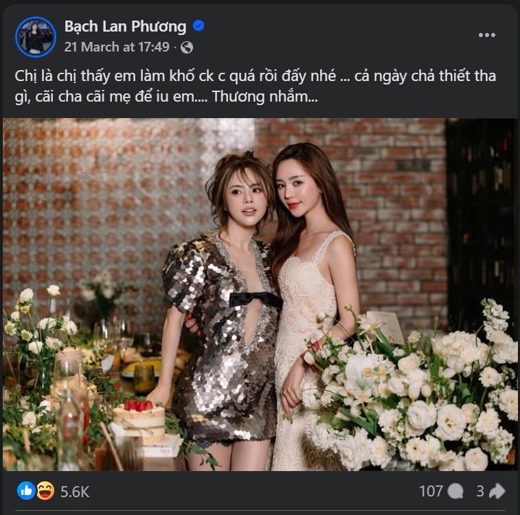 Bạch Lan Phương - vợ Huỳnh Anh có đôi lời gửi đến Quỳnh Kool