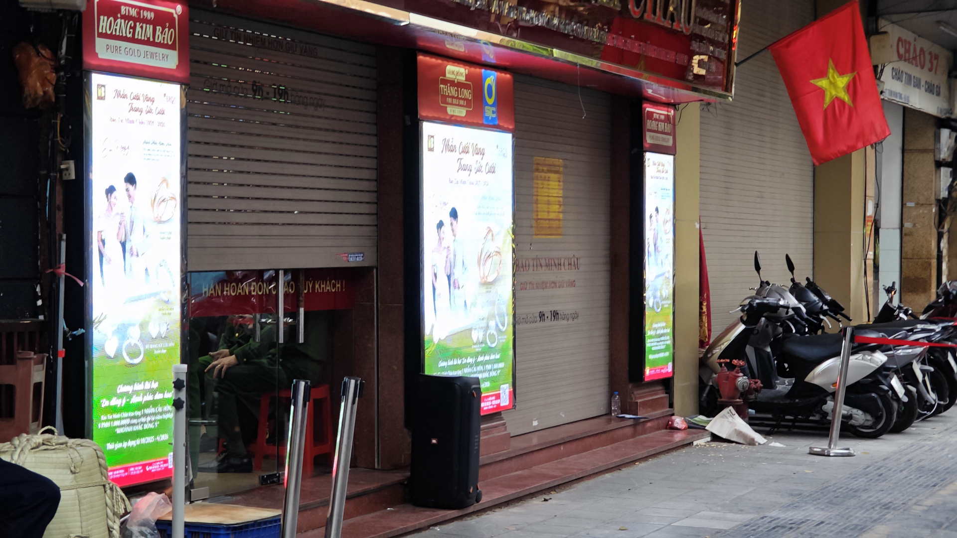 Cơ sở Bảo Tín Minh Châu trên phố Trần Nhân Tông (Ảnh: NXH)