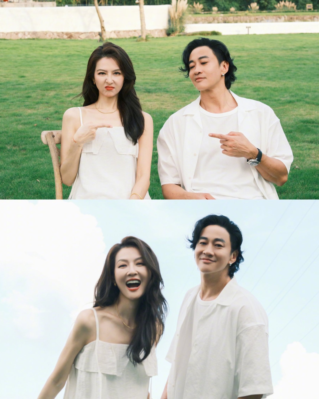 Hà Nhuận Đông có cuộc sống êm ấm với Peggy. Ảnh: Sina.