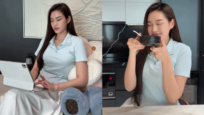 Vòng 2 khác lạ của người đẹp sinh năm 2001 trở thành chủ đề bàn luận rôm rả của cư dân mạng. Nguồn: Đỗ Hà