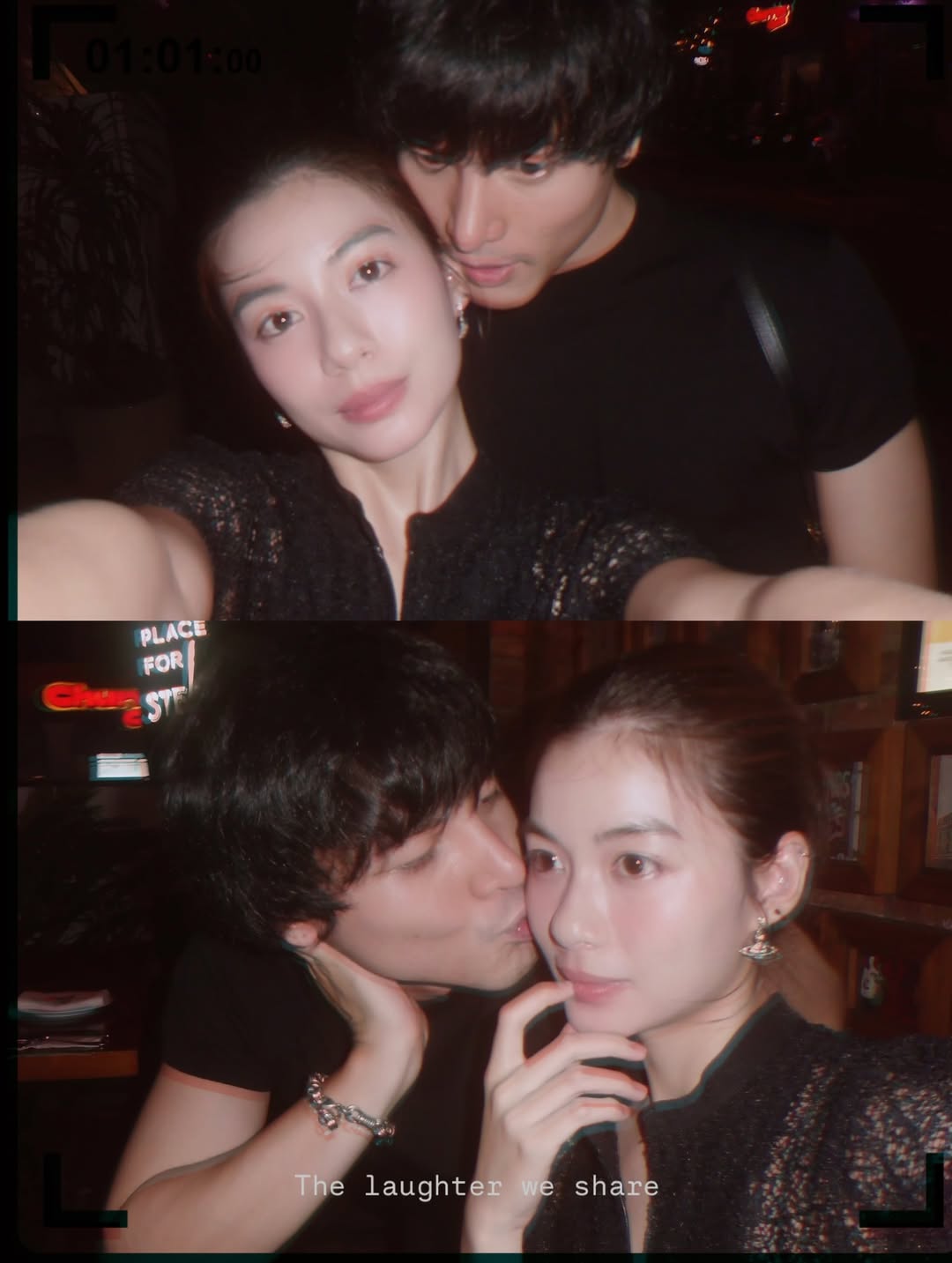 Cặp đôi không hề che giấu chuyện tình cảm, thậm chí là thoải mái thể hiện sự ngọt ngào trên mạng xã hội