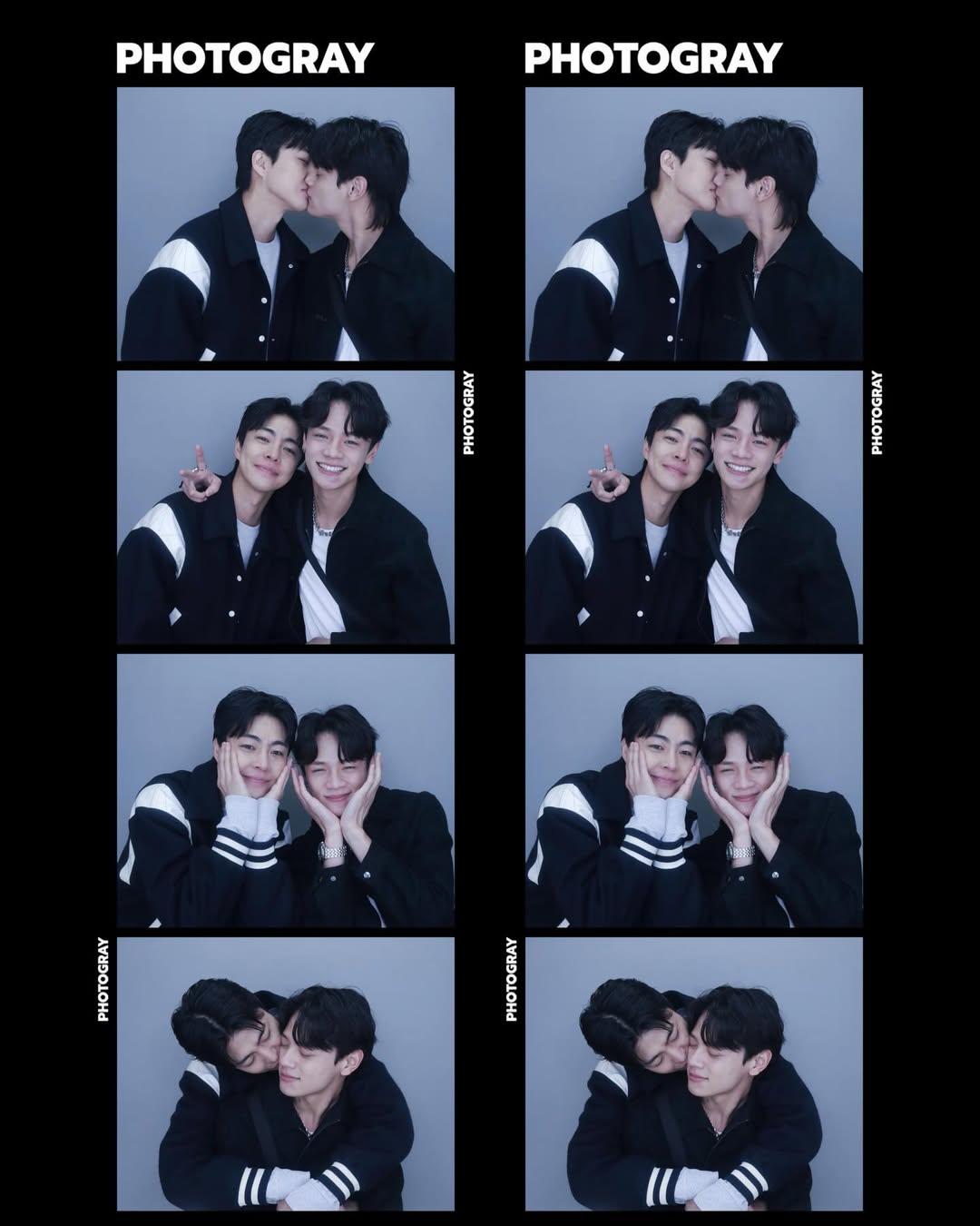 Dongho - Tử Long công khai mối quan hệ hồi tháng 12 năm ngoái bằng nhiều hình ảnh tình tứ. Ảnh: Koreaboo