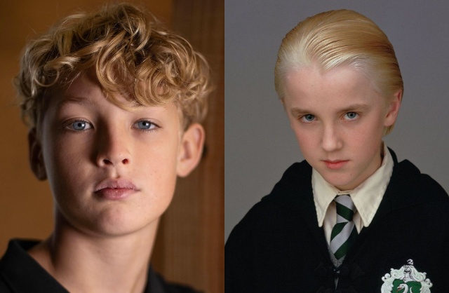 Lox Pratt được kỳ vọng vượt qua đàn anh Tom Felton. Ảnh: Page Six.