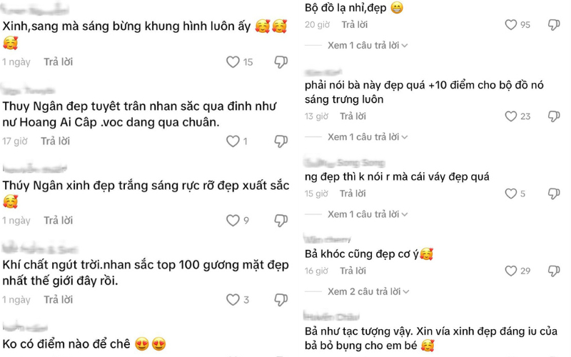 Cộng đồng mạng xuýt xoa trước nhan sắc của Thúy Ngân.