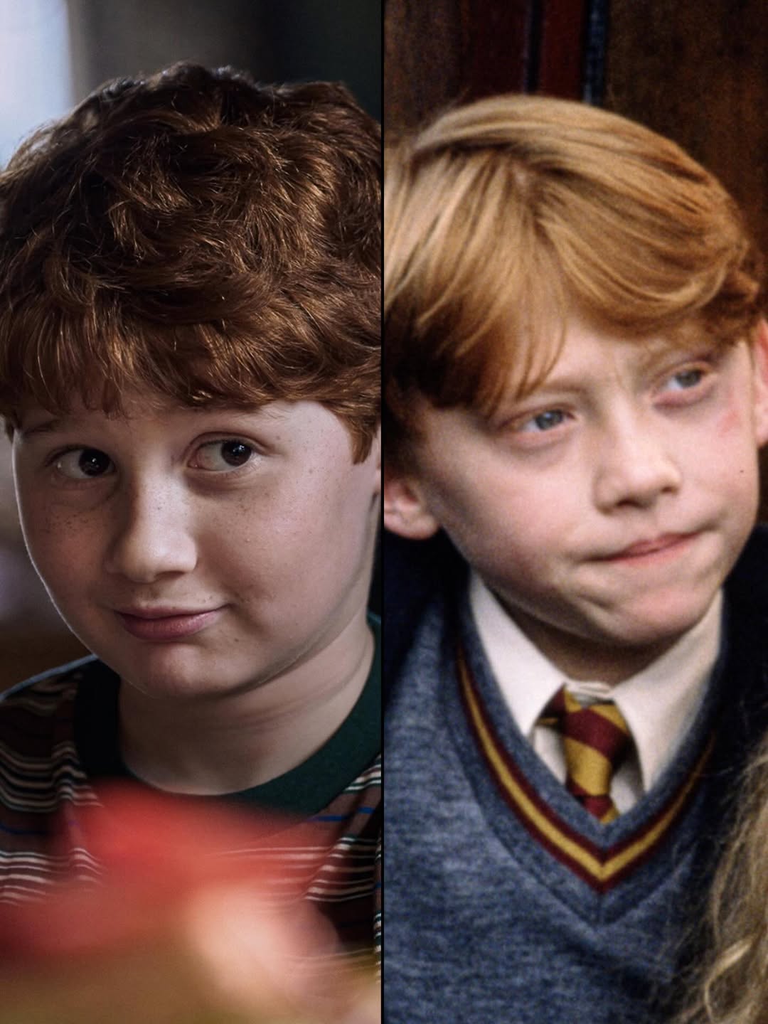 So với Rupert Grint thời đóng Harry Potter bản điện ảnh, Alastair Stout cũng được đánh giá có ngoại hình lém lỉnh, dễ thương không kém đàn anh. Ảnh: Wealth.