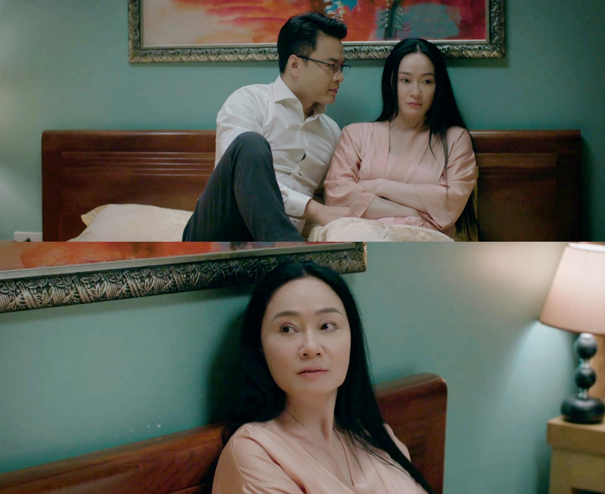   NSƯT Quách Thu Phương xuất hiện cùng Hồng Đăng trong phim Đồng hồ đếm ngược. Ảnh: FBNV  