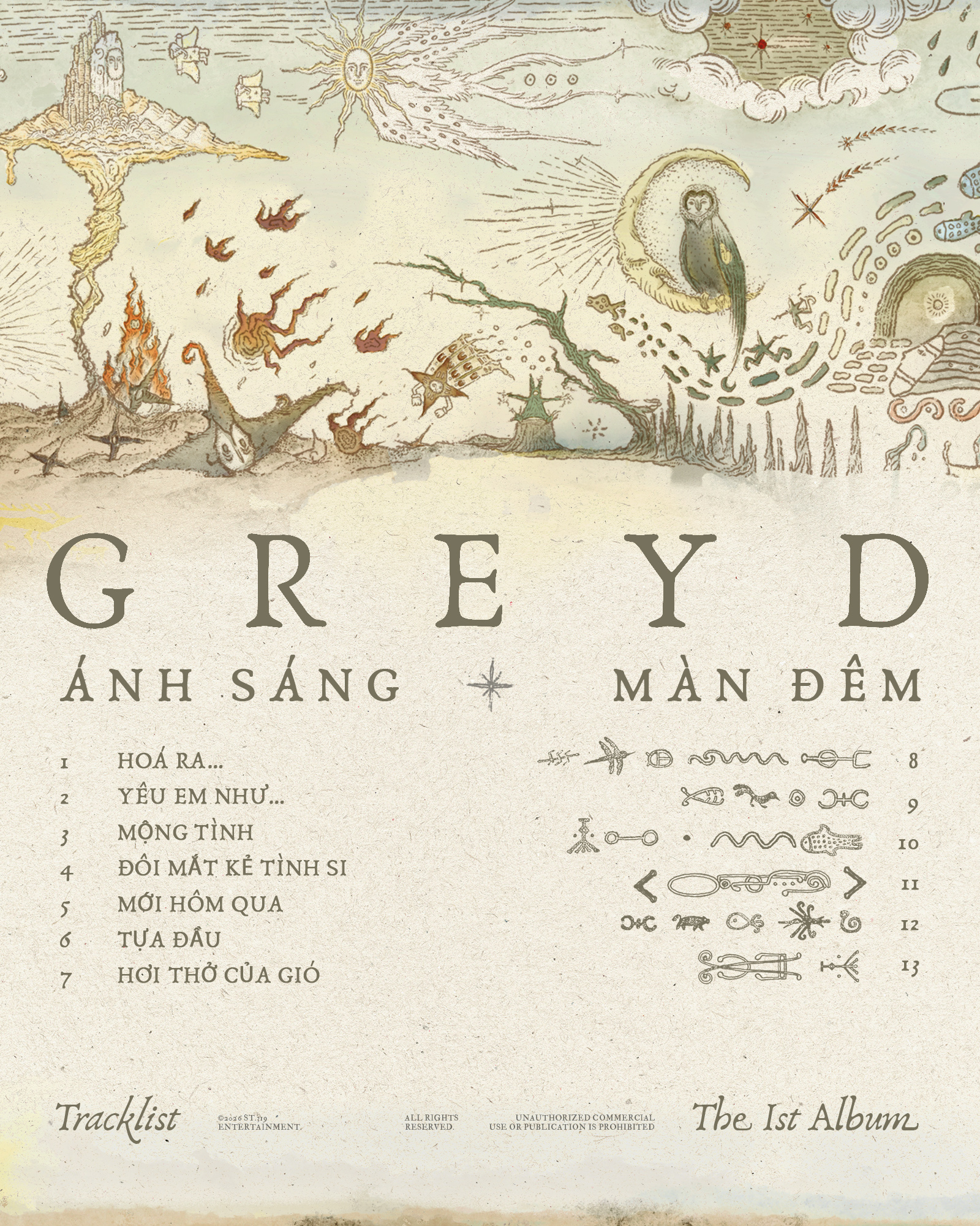 Side A của album mang tên Ánh Sáng sẽ chính thức được thả xích vào lúc 11:11 ngày 29/3