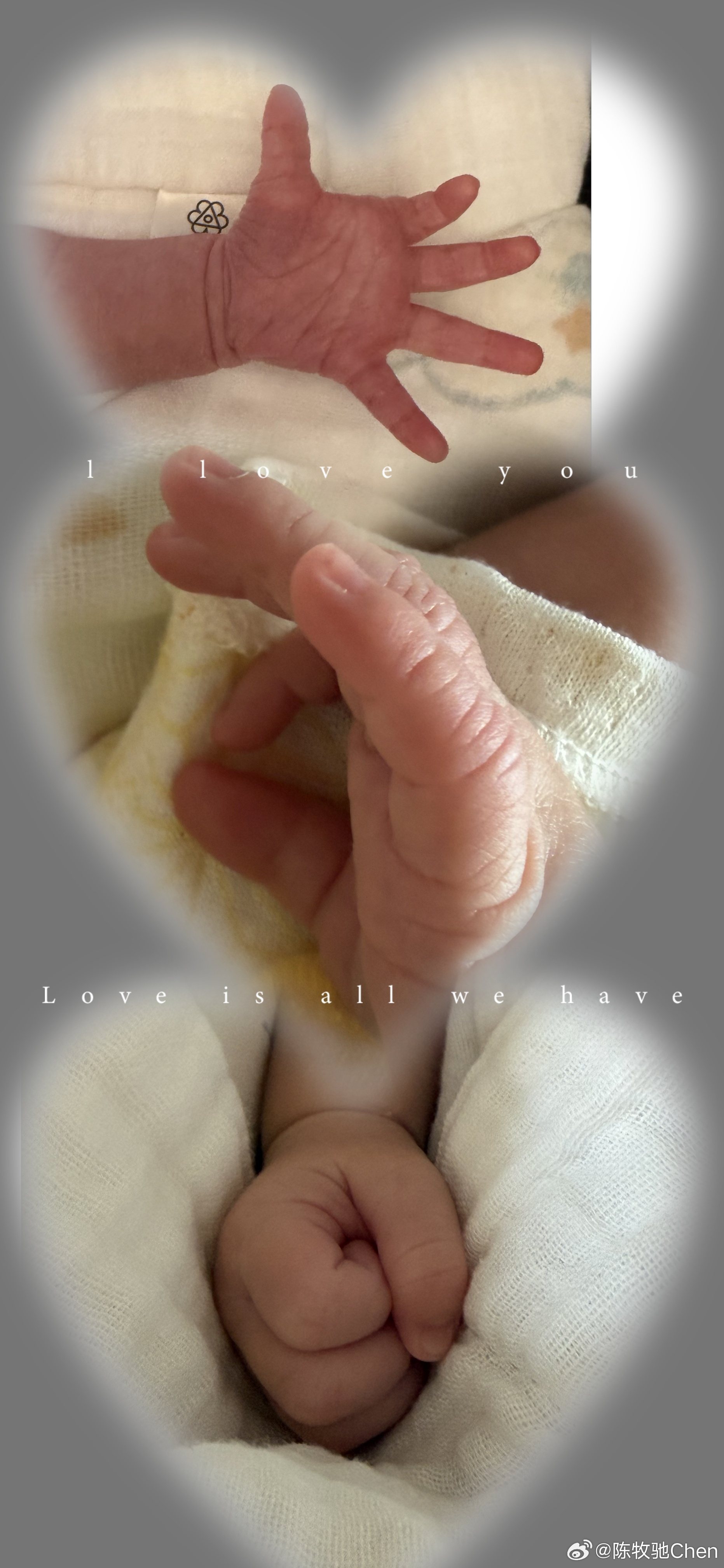 Anh khoe luôn những hình ảnh hiếm hoi về quý tử đầu lòng tới công chúng. Ảnh: 163