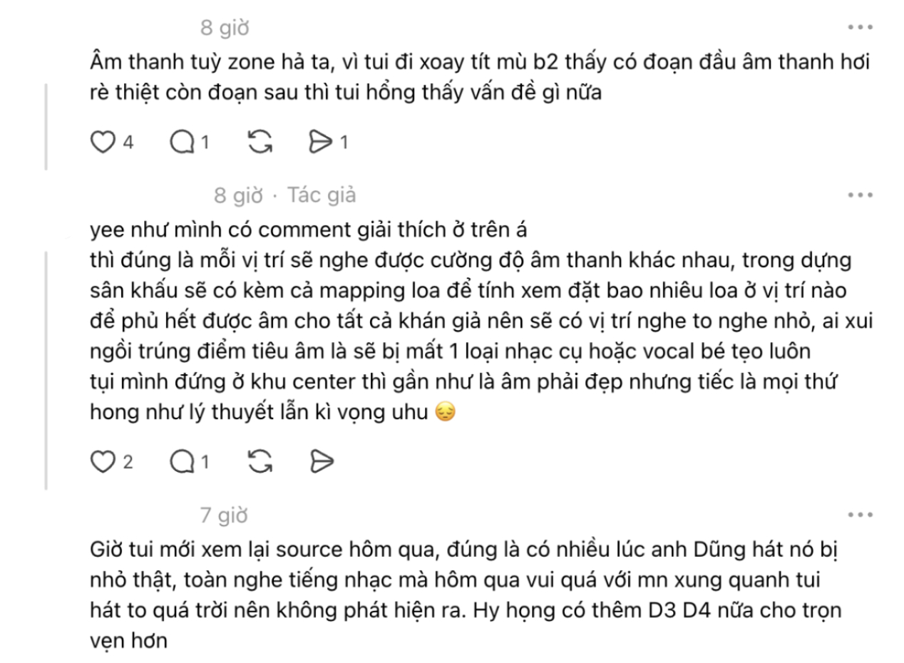 Khán giả than thở loạt trải nghiệm bất ổn trong concert Hoàng Dũng, chỉ ra điểm gây thất vọng nhất
