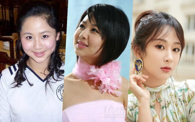 Nhìn vào hành trình lột xác diện mạo của Dương Tử, ai cũng tin rằng cô đã có can thiệp dao toàn bộ gương mặt. Ảnh: Sina, Sohu.