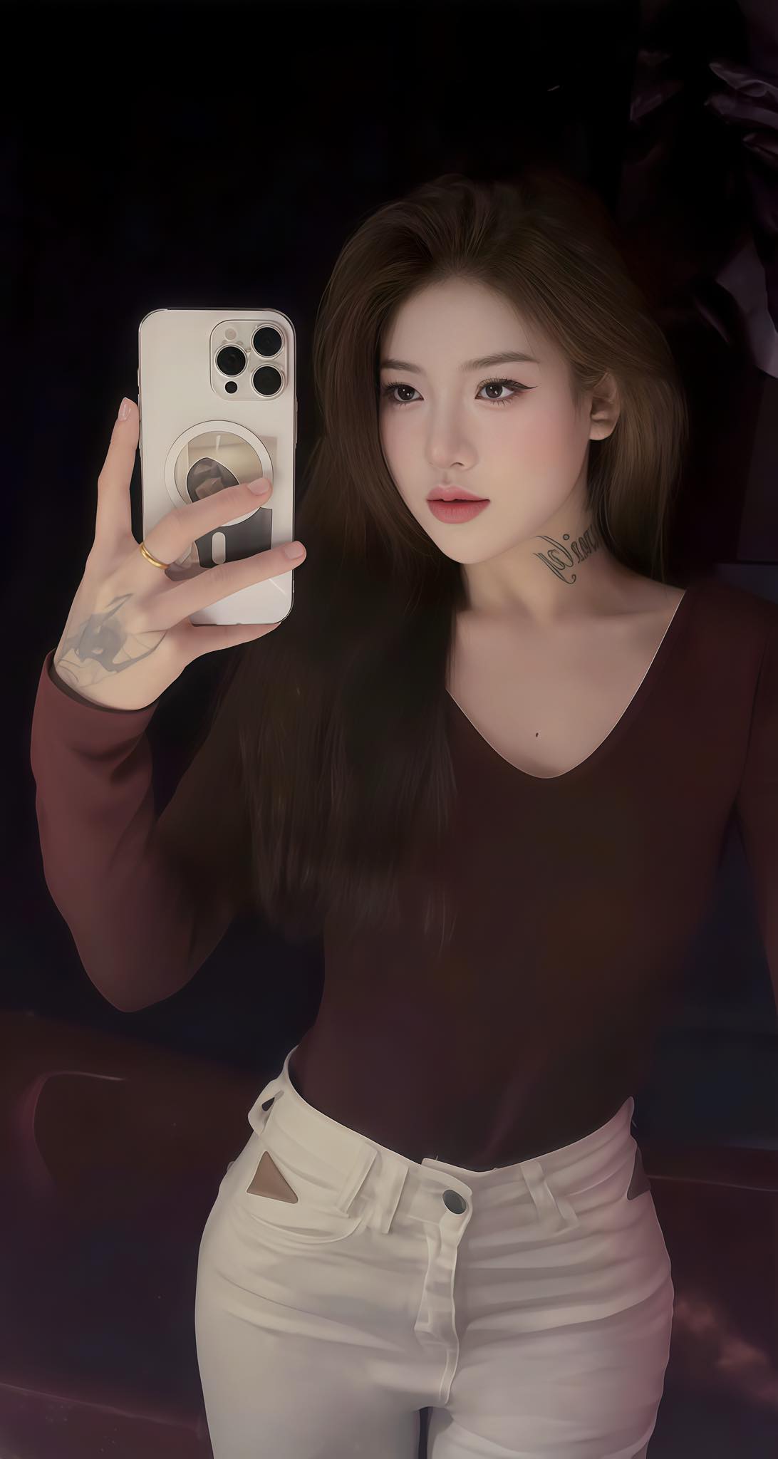 Cô gái trẻ cũng tỏ ra bất ngờ khi đoạn clip được chia sẻ khắp các trang mạng xã hội