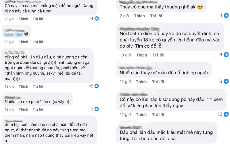 Cộng đồng mạng tranh luận rôm rả trước sự cố trang phục của Điền Hi Vi.