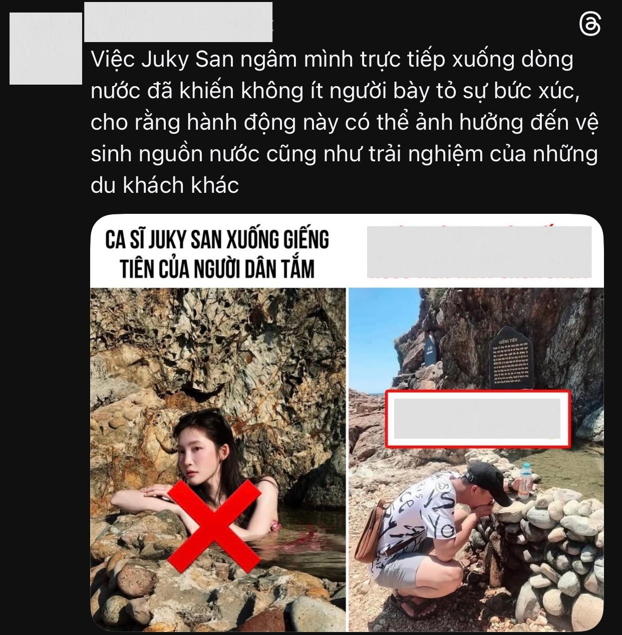 Cư dân mạng đồng loạt có phản ứng trái chiều xoay quanh hành động của Juky San