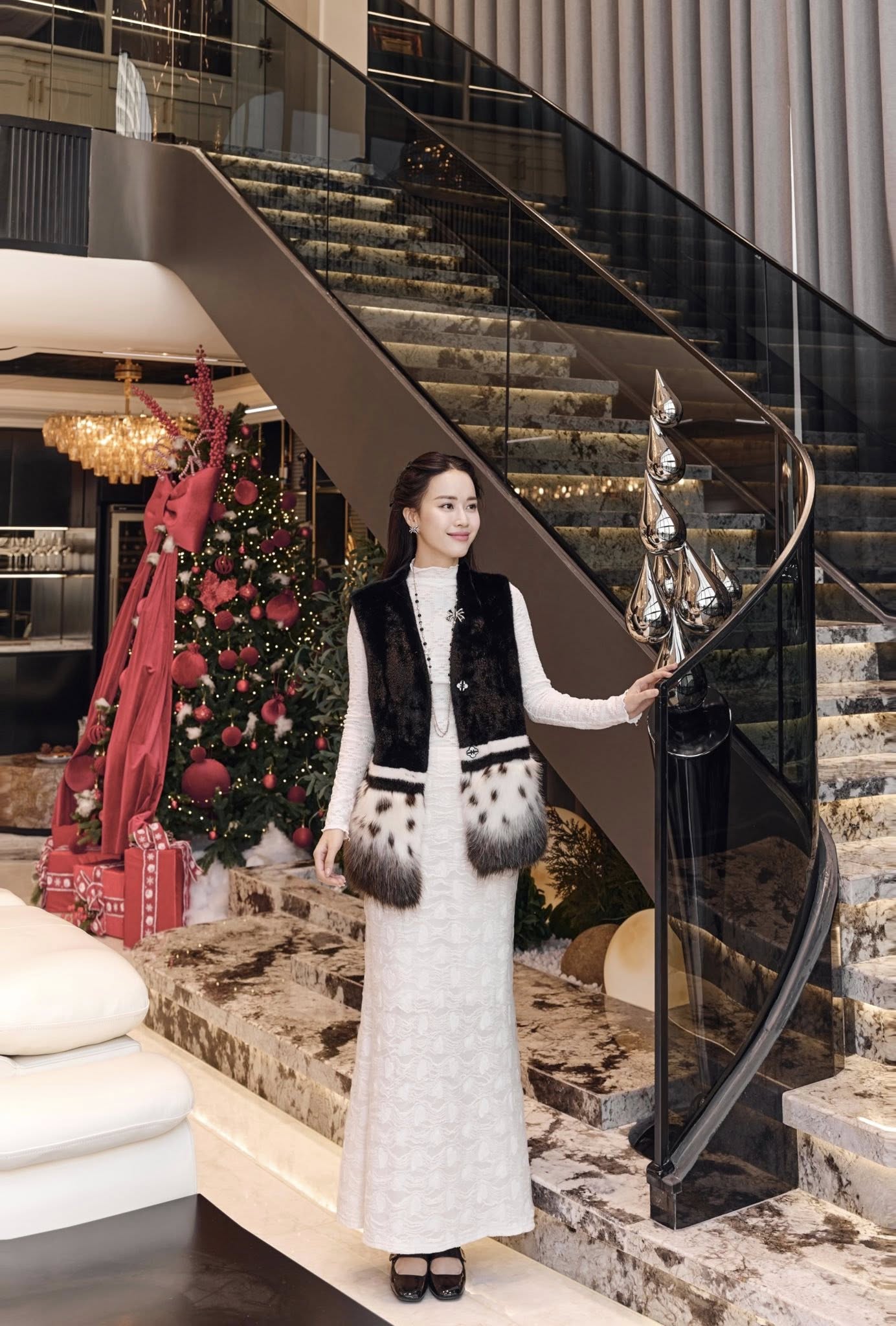 Mai Phương thường xuyên trang trí nhà cửa lộng lẫy mỗi dịp lễ Tết