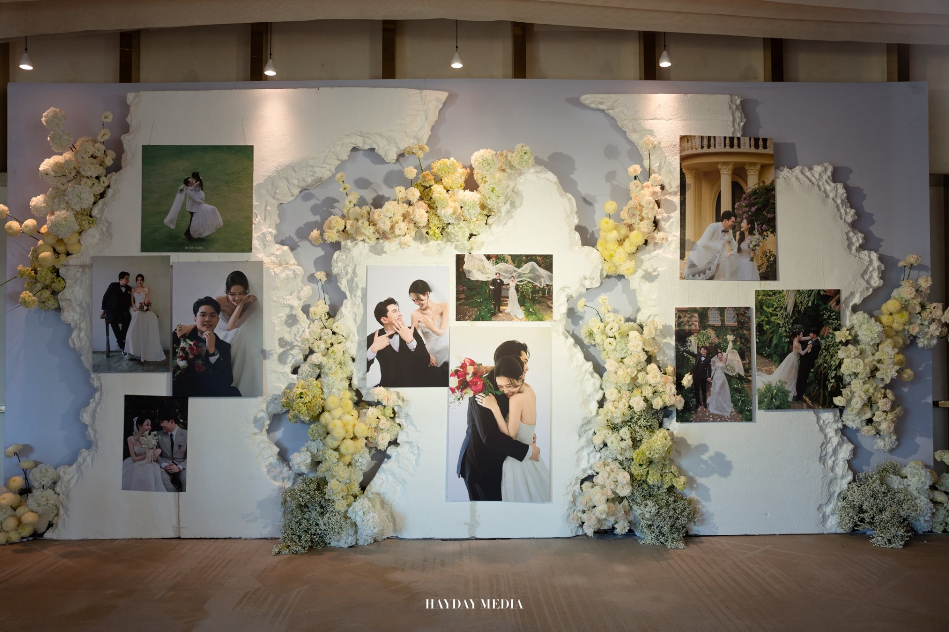 Không gian tiệc cưới vừa sang trọng vừa ấm áp