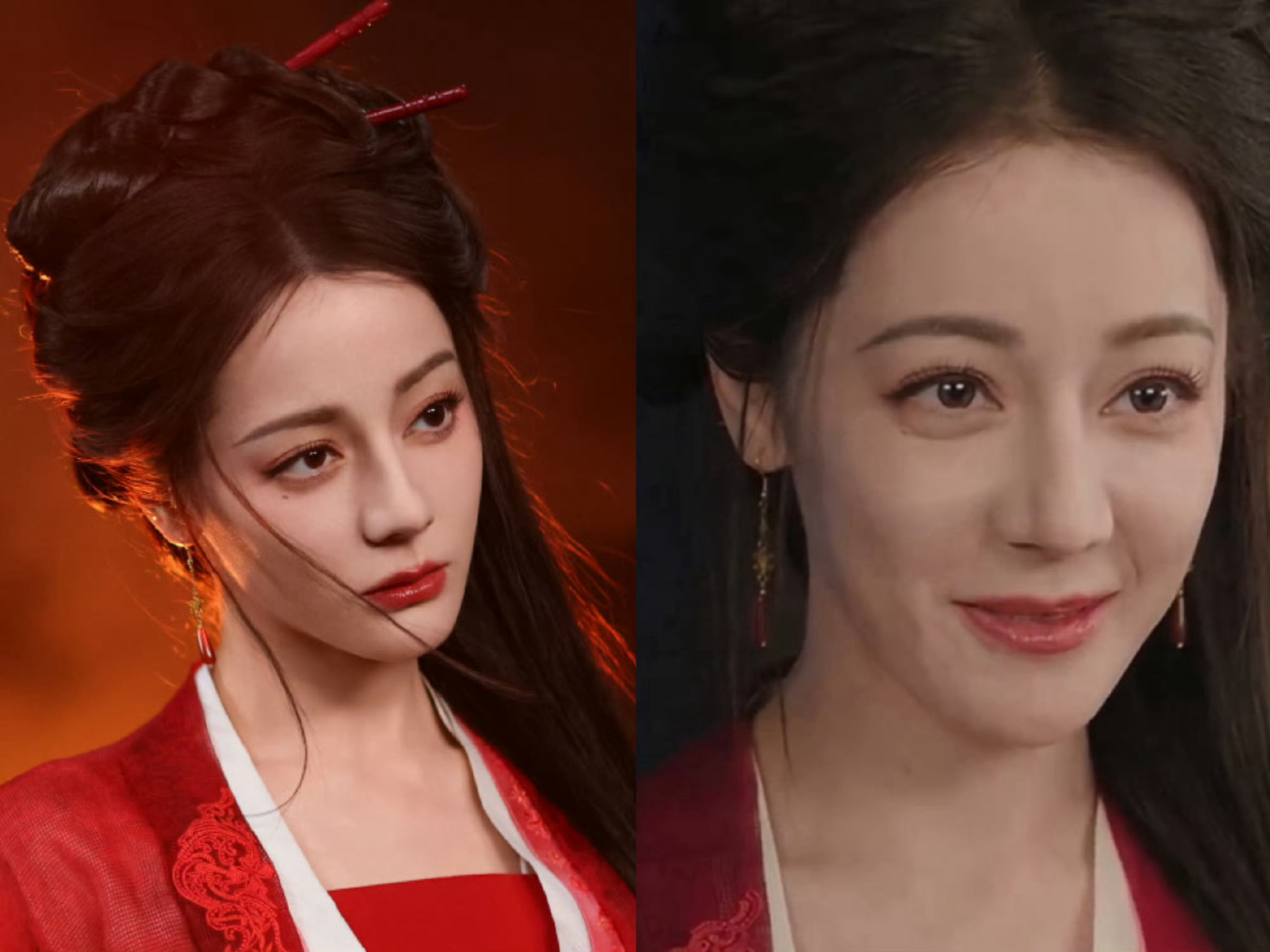 Gương mặt nữ diễn viên ngày càng gầy, dài hơn và già dặn hơn