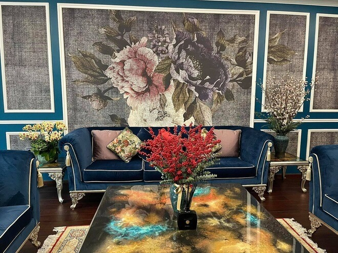 Không gian bên trong được thiết kế theo phong cách châu Âu sang trọng