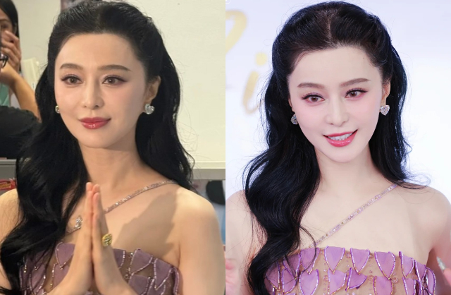 Nhan sắc cam thường và ảnh qua chỉnh sửa của Phạm Băng Băng không hề có sự khác biệt, qua đó chứng minh nhan sắc đỉnh cao không đổi theo năm tháng của người đẹp Lạc Lối Ở Bắc Kinh. Ảnh: Weibo. 