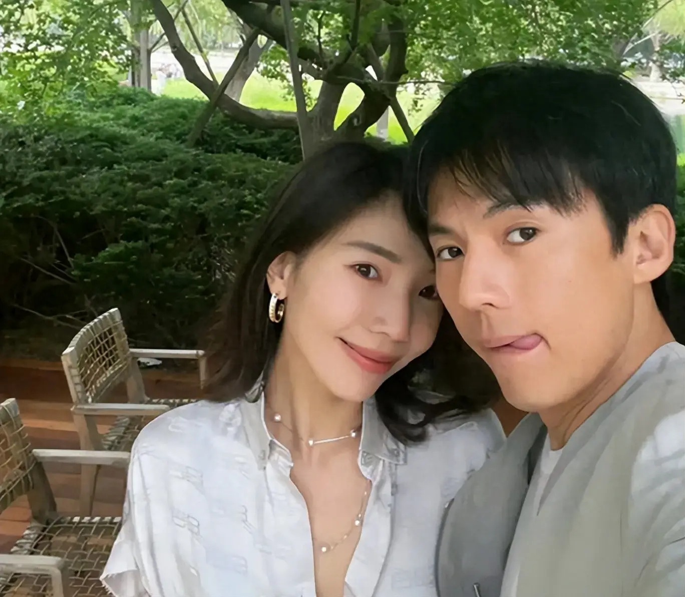 Tống Ninh Phong ngoại tình sau lưng vợ quản lý Trương Uyển Đình. Ảnh: Sina.