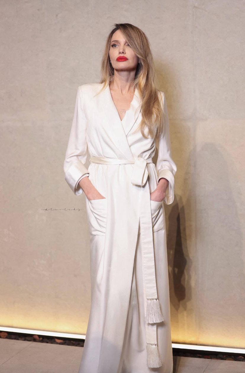  Sự xuất hiện của Angelina Jolie tại sự kiện Tom Ford tại Thượng Hải khiến dân mạng xôn xao. Ảnh: Instagram.