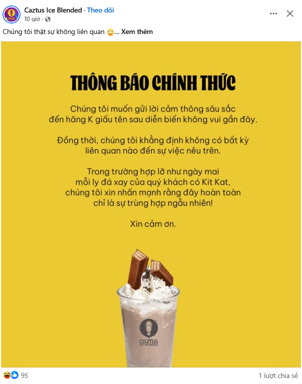 Rất nhiều brand đã bắt trend. Ảnh chụp màn hình.