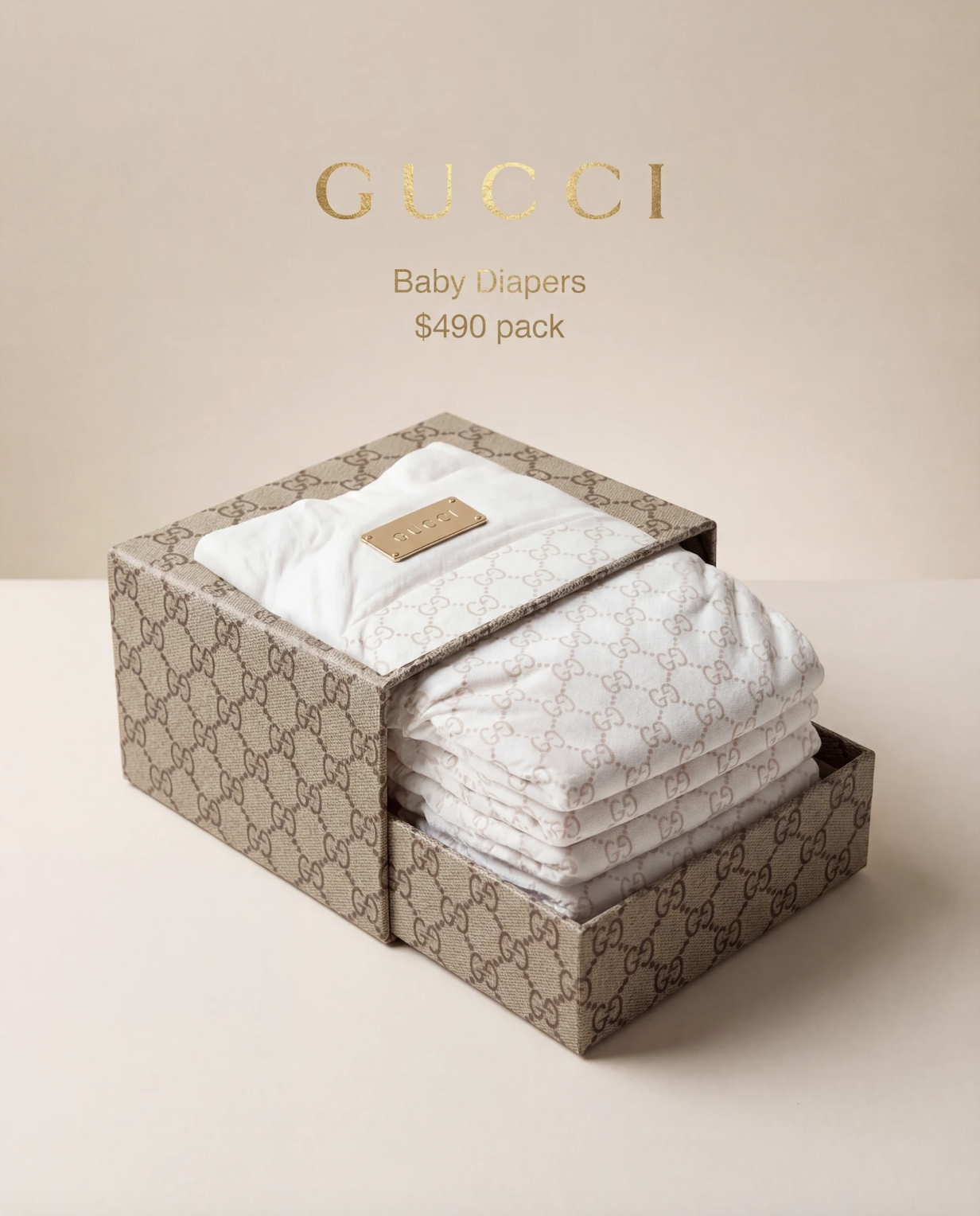 Xôn xao tin Gucci bán tã giấy em bé giá 13 triệu một xấp