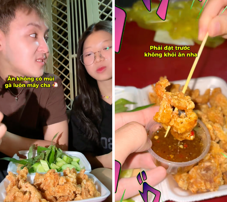 Một đôi bạn trẻ đến ăn thử nhưng không được như kì vọng. Ảnh: @bon.bonreview